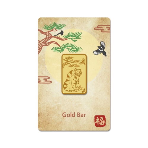 국제금거래소 까치호랑이 골드바 3.75g (1개)_이미지