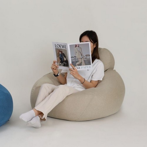 동서가구 스카온 편백황토숯 헤드레스트 빈백 1인용_이미지