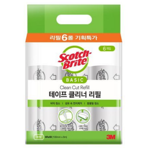 베이직 테이프클리너 리필 6롤