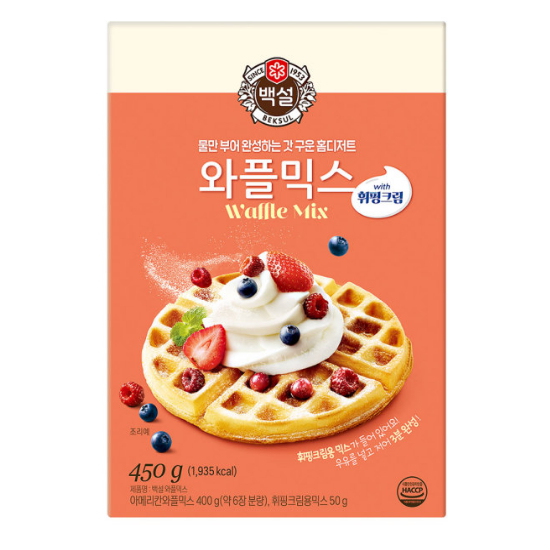 백설 와플 믹스 450g (6개)_이미지