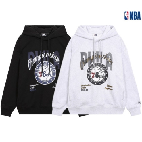 NBA 남녀공용 PHI 챔피언십 후드 티셔츠 N251TH042P