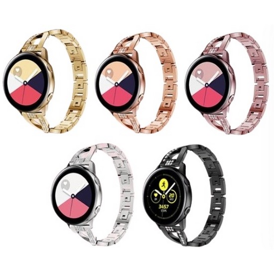 스페이스쉴드 갤럭시워치 샤인 큐빅 메탈 밴드