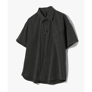 피그먼트 쿠프위 COFWI 너드킹 PICK 오버핏 다잉 하프 셔츠 블랙 SU24RTSOHS081 102436