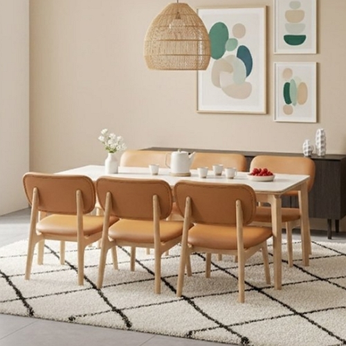 BIF보루네오 조금낮은 식탁 1800 (의자6개)_이미지
