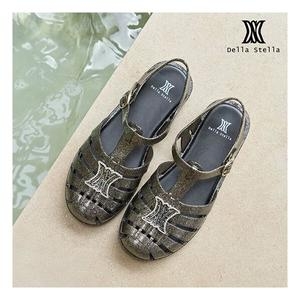 여성 샤이니 젤리샌들