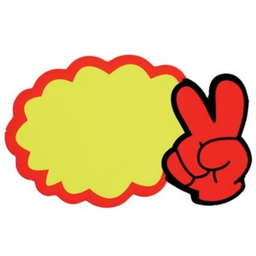 아트사인 쇼카드 V자손 공백 P1406