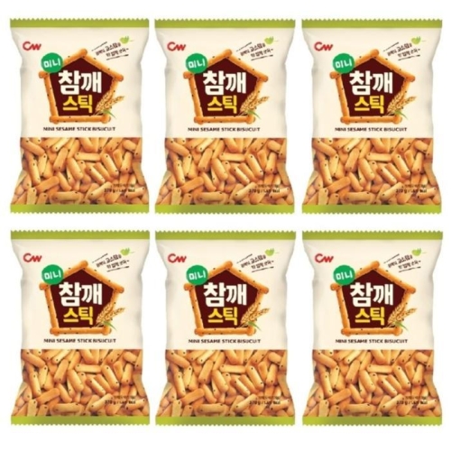 청우식품 미니 참깨스틱 370g (6개)_이미지