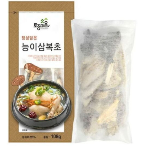 토종마을 정성담은 능이삼복초 108g (2개)_이미지