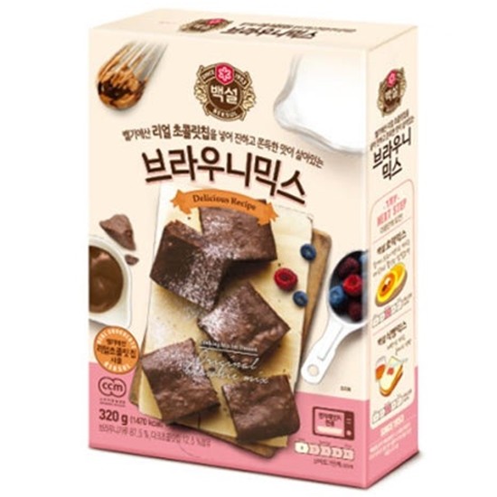 백설 브라우니믹스 320g (5개)_이미지