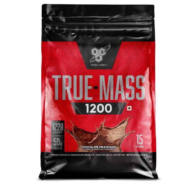 BSN 트루매스 1200 초콜렛 밀크쉐이크 4.71kg (해외) (1개)