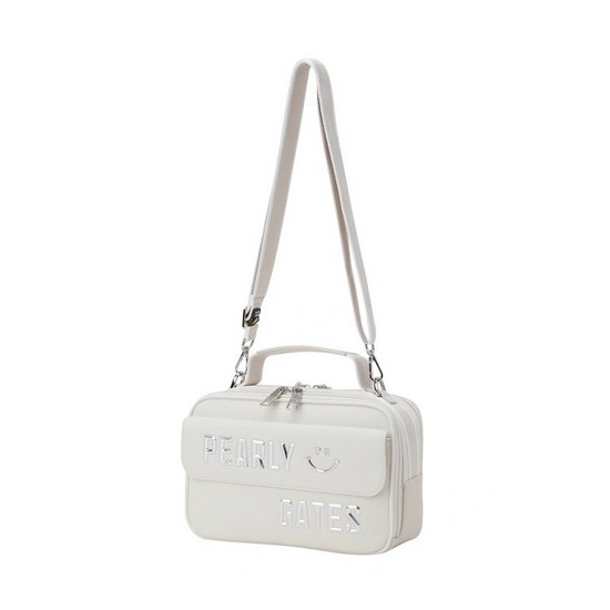 파리게이츠 엠보 로고 투톤 파우치백 521F1BG006_BG_이미지