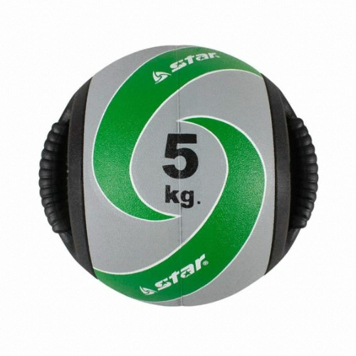 신신상사 스타스포츠 듀얼핸들 메디슨볼 (5kg)_이미지