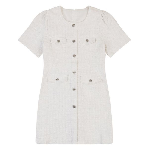 에꼴드파리 트위드 반팔 원피스_RB34WOBZ60Z_이미지