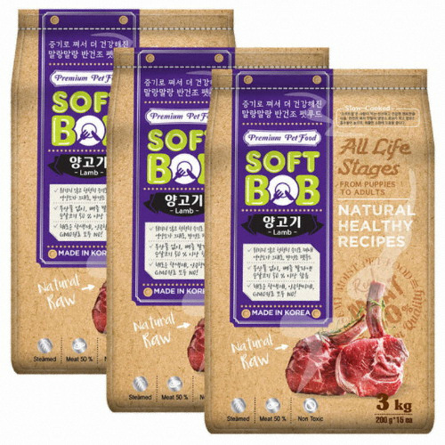 바비스팩토리 말랑말랑 소프트밥 양고기 3kg