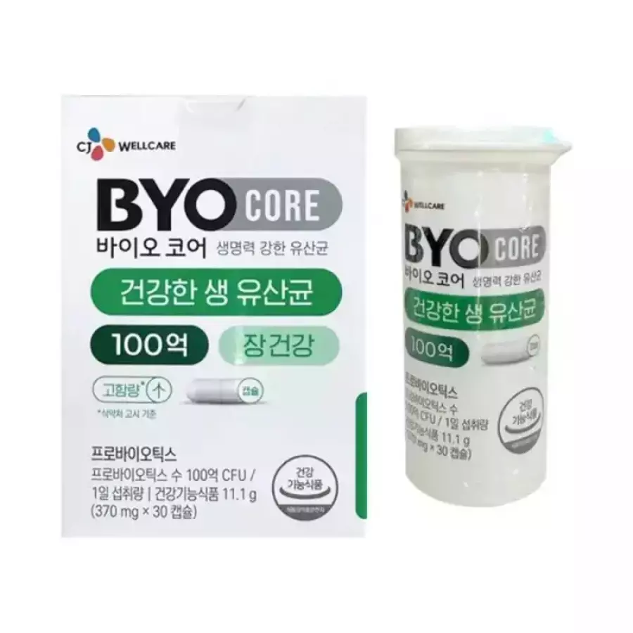  CJ웰케어 바이오코어 건강한 생 유산균 100억 30캡슐 [5개]