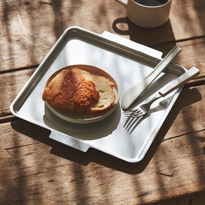 세호물산 밧드야 언발란스 알루미늄 트레이 사각형