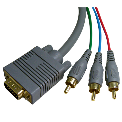 라인업시스템 LANSTAR 고급 모니터 DVD 변환케이블 (RGB3R-MM) (LS-RGB3R-MM10M, 10m)_이미지