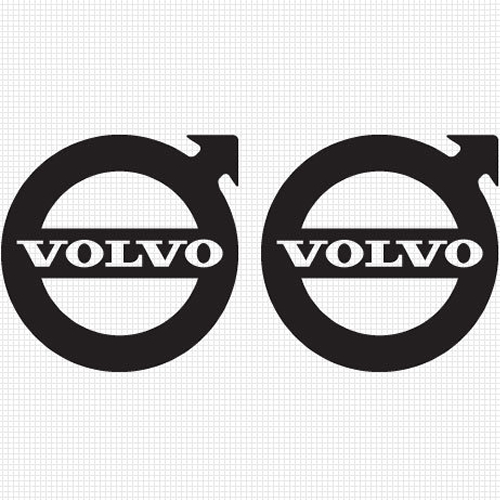 티커벨 볼보 로고 차량용 데칼스티커 TKG-48_이미지