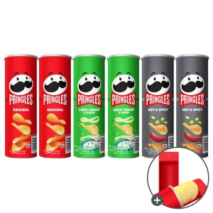 프링글스 110g 2+2+2 오리지날/양파맛/매운맛 + 트레이