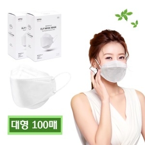 엘프메딕 국산 KF94 마스크 대형 매별포장 (100매)_이미지