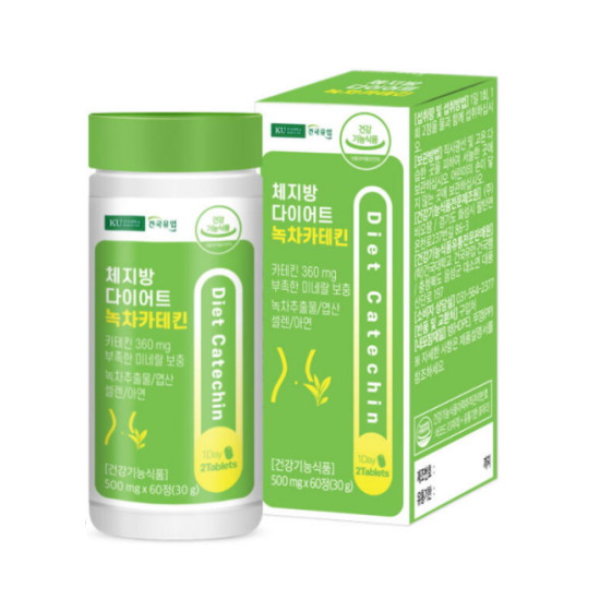 건국유업 체지방 다이어트 녹차카테킨 60정 (1개)_이미지