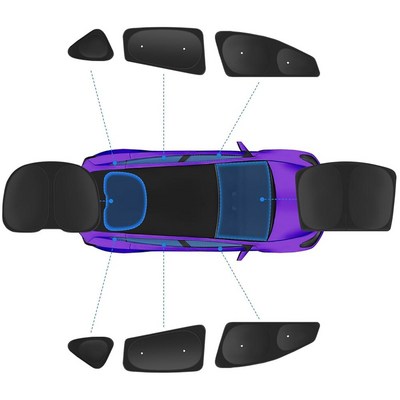 테슬라 TSLDRV 2025 업그레이드 창 선쉐이드와 Model Y Juniper 2025-2020 노갭/새그프리 Model Y .._이미지