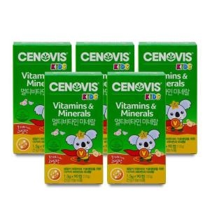 세노비스 키즈 멀티비타민 미네랄 1500mg 90정 (5개)_이미지