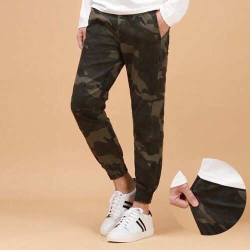 카모플라쥬 밀리터리 조거 스판바지 JBCP0768