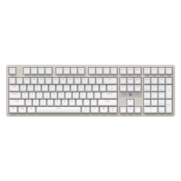 COX CK580 교체축 게이밍 기계식 화이트 (갈축)_이미지