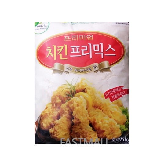 이슬나라 프리미엄 치킨프리믹스 5kg이미지입니다. 누르면 해당 게시물로 새창이동합니다.