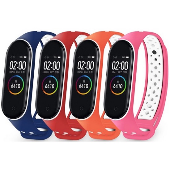 태블리스 샤오미 미밴드3/4 스포츠 TPU 펀칭 스트랩