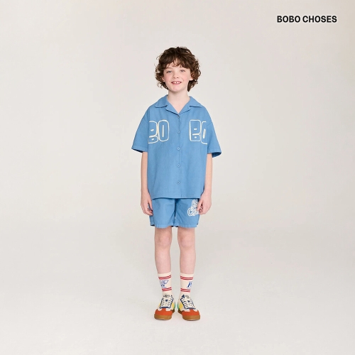 보보쇼즈 Made in Spain By Hand 우븐 버뮤다 반바지 B126SC019_이미지