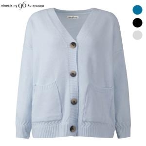 96NY 버튼 투 포켓 소프트 니트 가디건 NP1KG004M0_이미지