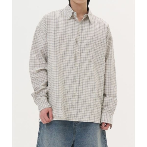토피 ltgt TOFFEE 애니 체크 셔츠 IVORY T5S-ACSH45IV 63349