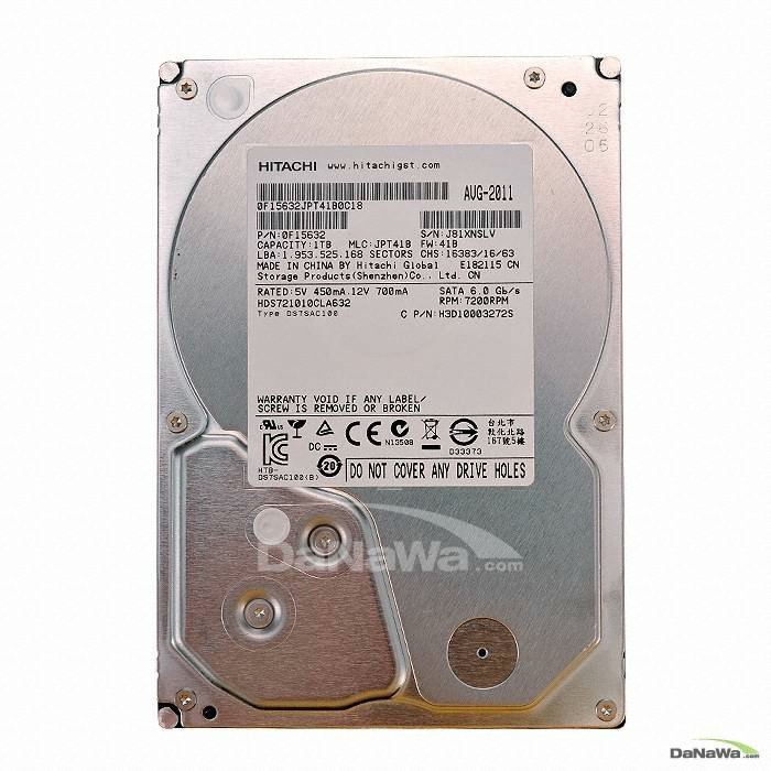 HGST Deskstar 7K1000.C SATA2/7200/16M/리퍼비시 (500GB, HDS721050CLA362)