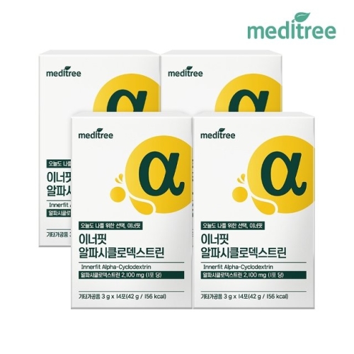메디트리 이너핏 알파시클로덱스트린 14포 (4개)_이미지