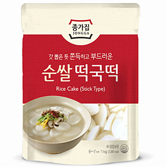 대상 종가집 순쌀 떡국떡 1kg (3개)