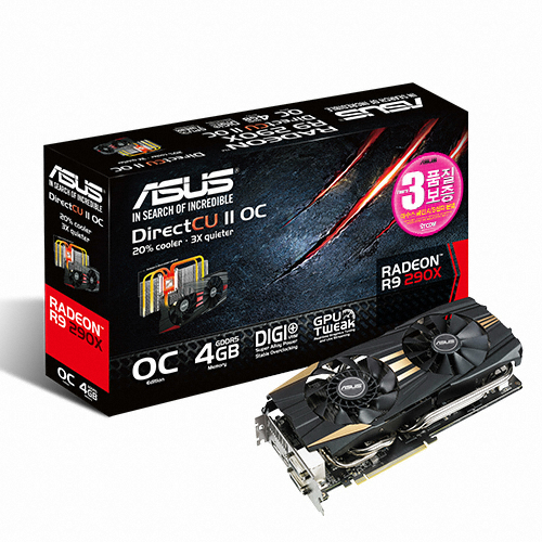 ASUS �󵥿� R9 290X DC2 OC D5 4GB STCOM