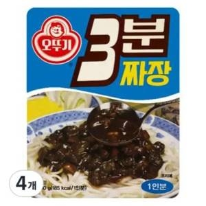 오뚜기 3분 레트로 짜장 200g (4개)_이미지
