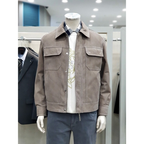 신원 지이크 패플 파렌하이트 레더 트러커 점퍼 FKGDA9303 BE