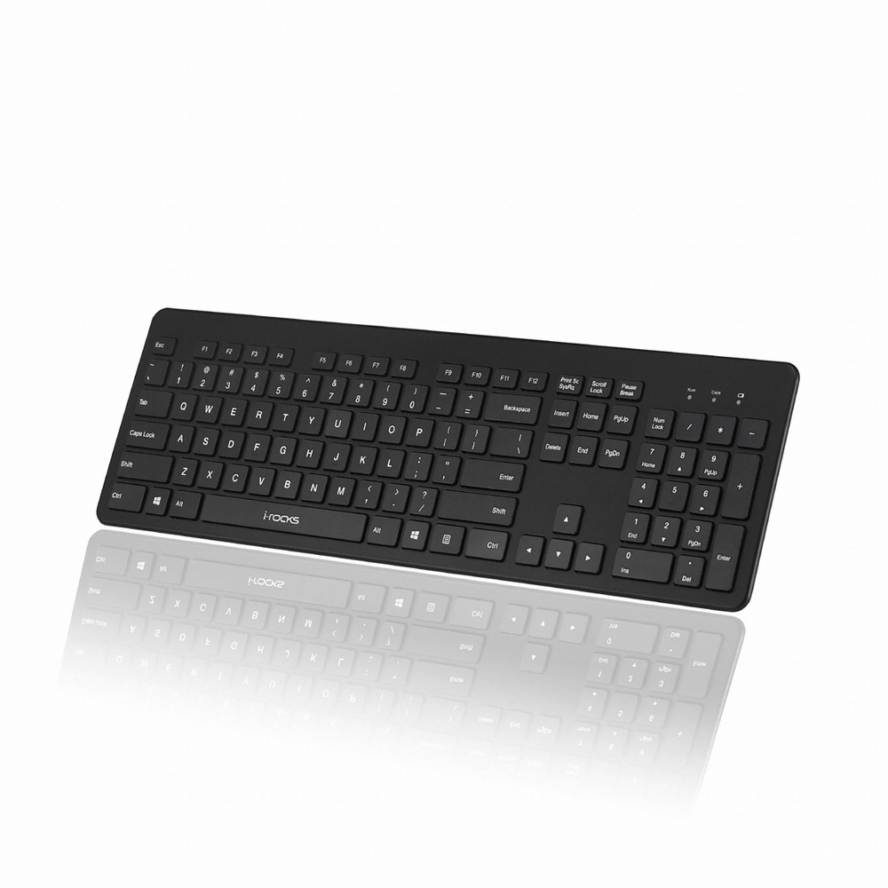 i-rocks IRK07RP 무선 저소음 키보드 마우스 세트 (블랙)_이미지