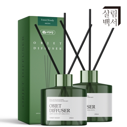 살림백서 오브제 디퓨저 210ml (2개)_이미지