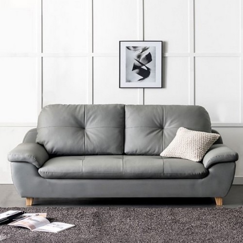 자네트가구 댄디 가죽 소파 3인용