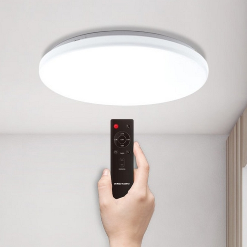 금호전기 번개표 LED 원형 리모컨 방등 50W_이미지