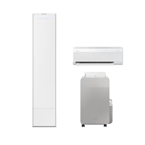 삼성전자 비스포크 AI 무풍콤보 갤러리 청정 AF80F18D25WRS + AY18CG7500GGD (기본설치비 포함)_이미지