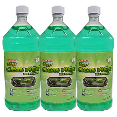 탑크린 뷰 에탄올 워셔액 2L (3개)
