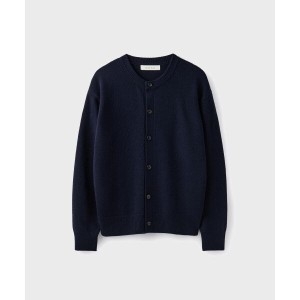 유니온 블루 SOLID CROP CARDIGAN NAVY 555154_이미지