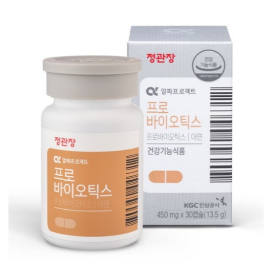 정관장 알파프로젝트 프로바이오틱스 30캡슐 (1개)
