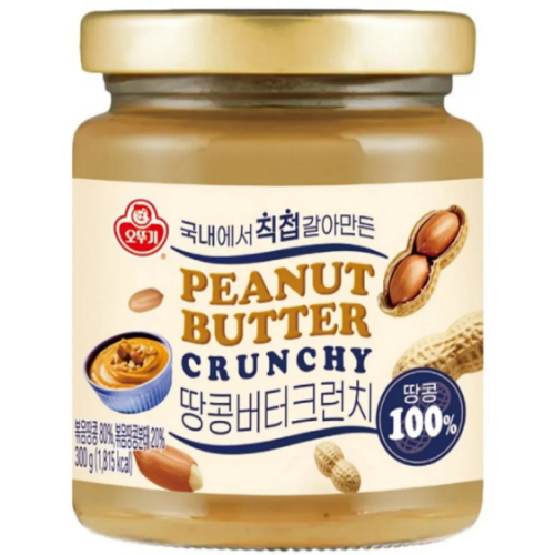 오뚜기 100% 땅콩버터 크런치 300g이미지입니다. 누르면 해당 게시물로 새창이동합니다.