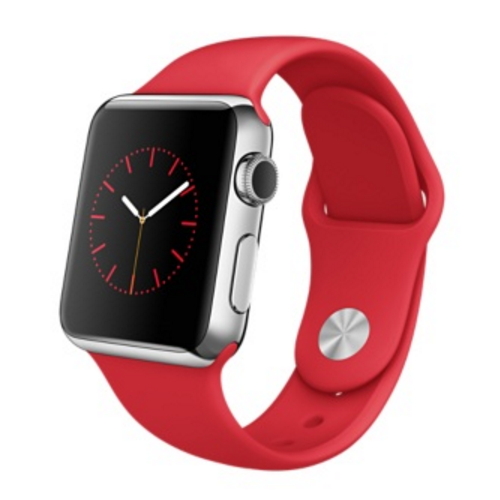 APPLE 워치 38mm (레드 스포츠밴드)_이미지